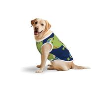 Salelf Dino Playing Roller Skate for Dog Costume, All Season Soft Pure Cotton Pet Harness, Outerwear for Medium to Large Dogs, Outdoor Walking