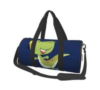 Salelf Dino Playing Roller Skate for Duffle Bag, Waterproof Large Duffle Bag, Weekender Bag, Gym Bag, Sports Bag, Overnight Bag