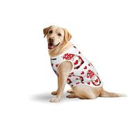 Salelf Dog Costume All Season Soft Pure Cotton Pet Harness Outerwear for Medium Large Dogs Walking Outdoors
