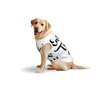 Salelf eat Well Travel Often for Dog Costume, All Season Soft Pure Cotton Pet Harness, Outerwear for Medium to Large Dogs, Outdoor Walking
