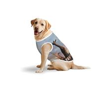 Salelf Elephant Giraffe On A Mountain Top Sunset for Dog Costume, All Season Soft Pure Cotton Pet Harness, Outerwear for Medium to Large Dogs, Outdoor Walking