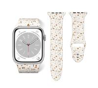 Salelf Farm Map for Extra Long Apple Watch Band with Dual Buckle, Stretchy Silicone Strap, Sport Fashion Bands for Women Men Compatible with iWatch Series 9/8/SE