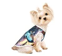 Salelf Forest Wolves King for Dog Shirts Elastic Soft Dog T-Shirts Breathable Pet Clothes Spring Summer Pet Apparel Tee Shirt for Puppy Kitty Cats Small Medium Dogs