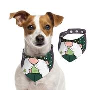 Salelf Fortune Grandfather for Dog Bandana Adjustable - Quick Dry & Breathable Cotton, Cute Floral Pattern for Small Medium Large Dogs, Perfect for Holiday Photos