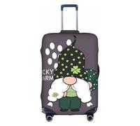 Salelf Fortune Grandfather for Luggage Cover Washable Elasticated Suitcase Covers TSA Approved Stylish Dust and Scratch Resistant Case Protector for Kids and Adults, White, X-Large