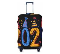Salelf French Linen Mottled Print1 Luggage Cover Washable Elasticated Luggage Covers for Suitcase TSA Approved Stylish Scratch Resistant Luggage Case Protector, Fb1793921cd20110952d0d5cb9e87c6b, S