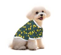 Salelf Fresh Style for Pure Cotton Pet T-Shirt for Dogs & Cats - Soft, Breathable Summer Tee or Sleeveless Vest, for Small Medium Breeds with Sensitive Skin