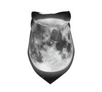 Salelf Full Moon and Stars Dog Bandana Premium Durable Triangle Scarf -1 PackWashable Make Your Pooch Stand Out Dog Bandana Suitable for Neutral Large Dogs