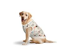 Salelf Funniest Birds for Dog Costume, All Season Soft Pure Cotton Pet Harness, Outerwear for Medium to Large Dogs, Outdoor Walking