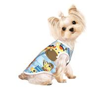 Salelf Giraffe Come Out from Zipper for Dog Shirts Elastic Soft Dog T-Shirts Breathable Pet Clothes Spring Summer Pet Apparel Tee Shirt for Puppy Kitty Cats Small Medium Dogs