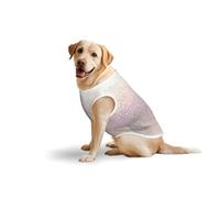 Salelf Glitter Light Pearl for Dog Costume, All Season Soft Pure Cotton Pet Harness, Outerwear for Medium to Large Dogs, Outdoor Walking