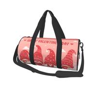 Salelf Gnomes Hold The Letters LOVE for Duffle Bag, Waterproof Large Duffle Bag, Weekender Bag, Gym Bag, Sports Bag, Overnight Bag