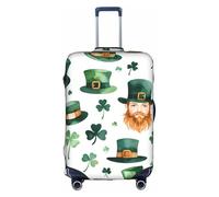 Salelf Good Fortune Festival for Luggage Cover Washable Elasticated Suitcase Covers TSA Approved Stylish Dust and Scratch Resistant Case Protector for Kids and Adults, White, X-Large