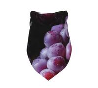 Salelf Grape Dog Bandana Premium Durable Triangle Scarf -1 PackWashable Make Your Pooch Stand Out Dog Bandana Suitable for Neutral Large Dogs
