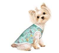 Salelf Hand Draw Animals for Dog Shirts Elastic Soft Dog T-Shirts Breathable Pet Clothes Spring Summer Pet Apparel Tee Shirt for Puppy Kitty Cats Small Medium Dogs