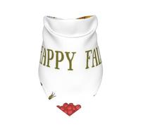 Salelf Happy Fall Pumpkin Autumn Sunflower Dog Bandana Premium Durable Triangle Scarf -1 PackWashable Make Your Pooch Stand Out Dog Bandana Suitable for Neutral Large Dogs