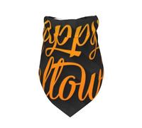 Salelf Happy Halloween Dog Bandana Premium Durable Triangle Scarf -1 PackWashable Make Your Pooch Stand Out Dog Bandana Suitable for Neutral Large Dogs