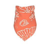 Salelf he Marine Theme with Beautiful Corals Dog Bandana Premium Durable Triangle Scarf -1 PackWashable Make Your Pooch Stand Out Dog Bandana Suitable for Neutral Large Dogs
