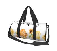 Salelf Hello Spring Sunflower Gnomes for Duffle Bag, Waterproof Large Duffle Bag, Weekender Bag, Gym Bag, Sports Bag, Overnight Bag