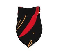Salelf Hot Chili Dog Bandana Premium Durable Triangle Scarf -1 PackWashable Make Your Pooch Stand Out Dog Bandana Suitable for Neutral Large Dogs