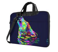 Salelf Howling Wolf for 360 Protection Laptop Bag for 13-15.6 Inch, Business Messenger Briefcase