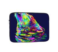 Salelf Howling Wolf for Laptop Sleeve for Laptop Sleeve for 10-17 Inch MacBook Air/Pro, Dell, HP, Shockproof Water Resistant Protective Case for School & Travel