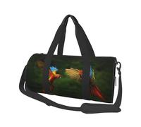 Salelf Hybrid Parrot in the Forest for Duffle Bag, Waterproof Large Duffle Bag, Weekender Bag, Gym Bag, Sports Bag, Overnight Bag