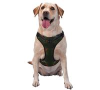 Salelf Hybrid Parrot in The Forest No Pull Dog Harness Reflective Adjustable Pet Ves No Choke Front Clip Pet Harness with 2 Leash Clips + 1 Pet Leash for Large Dog Walking