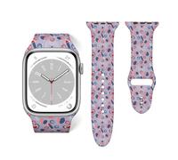 Salelf Independence Day (2) for Extra Long Apple Watch Band with Dual Buckle, Stretchy Silicone Strap, Sport Fashion Bands for Women Men Compatible with iWatch Series 9/8/SE, Silicone