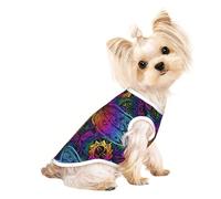Salelf Indian Mandalas Dragonfly for Dog Shirts Elastic Soft Dog T-Shirts Spring Summer Pet Clothes Breathable Pet Apparel Tee Shirt for Puppy Kitty Cats Small Medium Dogs