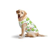 Salelf Kawaii Avocado for Dog Costume, All Seasons, Soft Pure Cotton, Pet Harness, Outerwear for Medium to Large Dogs, Outdoor Walking