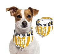 Salelf Keep Calm and Travel On for Dog Bandana Adjustable - Quick Dry & Breathable Cotton, Cute Floral Pattern for Small Medium Large Dogs, Perfect for Holiday Photos