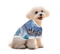 Salelf Lighthouse in Havana for Pure Cotton Pet T-Shirt for Dogs & Cats - Soft, Breathable Summer Tee or Sleeveless Vest, for Small Medium Breeds with Sensitive Skin