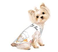 Salelf Little Chef Gnome for Dog Shirts Elastic Soft Dog T-Shirts Breathable Pet Clothes Spring Summer Pet Apparel Tee Shirt for Puppy Kitty Cats Small Medium Dogs