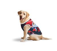 Salelf Love Enemy for Dog Costume, All Season Soft Pure Cotton Pet Harness, Outerwear for Medium to Large Dogs, Outdoor Walking