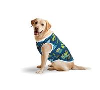 Salelf Machinery Road Construction for Dog Costume, All Season Soft Pure Cotton Pet Harness, Outerwear for Medium to Large Dogs, Outdoor Walking