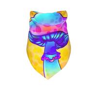 Salelf Magic Mushrooms Dog Bandana Premium Durable Triangle Scarf -1 PackWashable Make Your Pooch Stand Out Dog Bandana Suitable for Neutral Large Dogs