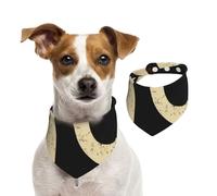 Salelf Man Cave Retro for Dog Bandana Adjustable - Quick Dry & Breathable Cotton, Cute Floral Pattern for Small Medium Large Dogs, Perfect for Holiday Photos