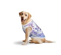 Salelf Merry Christmas Winter Snowflakes for Dogs All Seasons Soft Pure Cotton Pet Harness Outerwear for Medium Large Dogs Walking