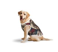 Salelf Mighty Lion for Dog Costume, All Season Soft Pure Cotton Pet Harness, Outerwear for Medium to Large Dogs, Outdoor Walking