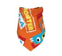 Salelf Monster Truck Dog Bandana Premium Durable Triangle Scarf -1 PackWashable Make Your Pooch Stand Out Dog Bandana Suitable for Neutral Large Dogs