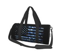 Salelf Navy Camouflage American Flag for Duffle Bag, Waterproof Large Duffle Bag, Weekender Bag, Gym Bag, Sports Bag, Overnight Bag