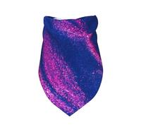 Salelf Neon Gradient Blue Dog Bandana Premium Durable Triangle Scarf -1 PackWashable Make Your Pooch Stand Out Dog Bandana Suitable for Neutral Large Dogs