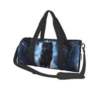 Salelf Night Scene of Wolves for Duffle Bag, Waterproof Large Duffle Bag, Weekender Bag, Gym Bag, Sports Bag, Overnight Bag