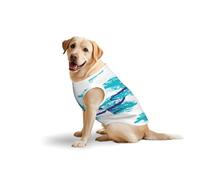 Salelf Northern Lights for Dog Costume, All Season Soft Pure Cotton Pet Harness, Outerwear for Medium to Large Dogs, Outdoor Walking