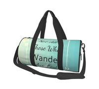 Salelf Not All Those Who Wander Are Lost (2) for Duffle Bag, Waterproof Large Duffle Bag, Weekender Bag, Gym Bag, Sports Bag, Overnight Bag