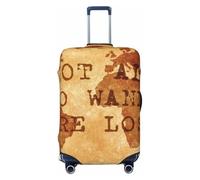 Salelf Not All Those Who Wander Are Lost (3) for Luggage Cover Washable Elasticated Suitcase Covers TSA Approved Stylish Dust and Scratch Resistant Case Protector for Kids and Adults, Black, Small