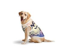 Salelf Not All Those Who Wander are Lost for Dog Costume, All Season Soft Pure Cotton Pet Harness, Outerwear for Medium to Large Dogs, Outdoor Walking
