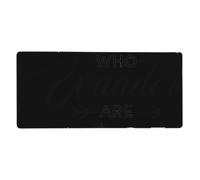 Salelf Not All Who Wander Design for Large Extended Mouse Pad 16x35.5, Non-Slip Mouse Pad, Office Desk Keyboard Pad, Water Resistant, Stitched Edges