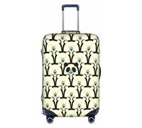 Salelf Panda Among Polar Bears for Luggage Cover Washable Elasticated Suitcase Covers TSA Approved Stylish Dust and Scratch Resistant Case Protector for Kids and Adults, White, Large
